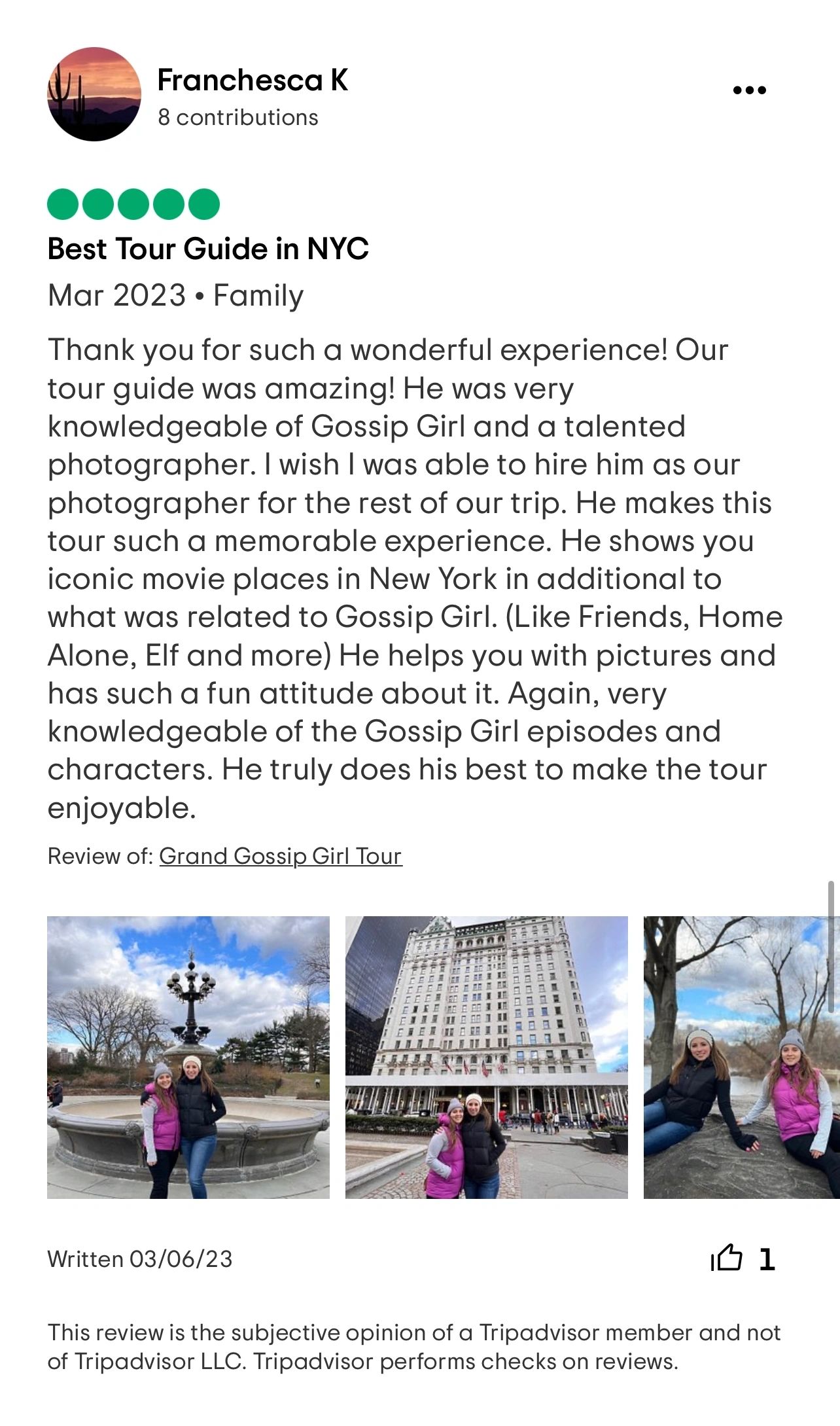 Gossip Tour | Gossip Tour New York | Upper East Side Sites Tour | Gossip Tour NYC |