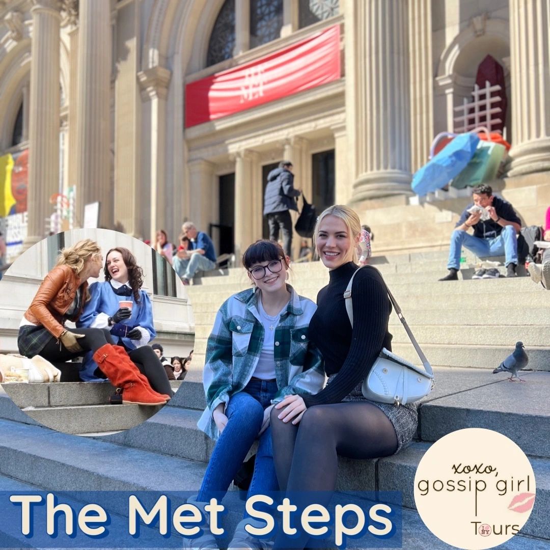 Visiteurs sur les Met Steps, le lieu de tournage le plus emblématique de Gossip Girl à NYC