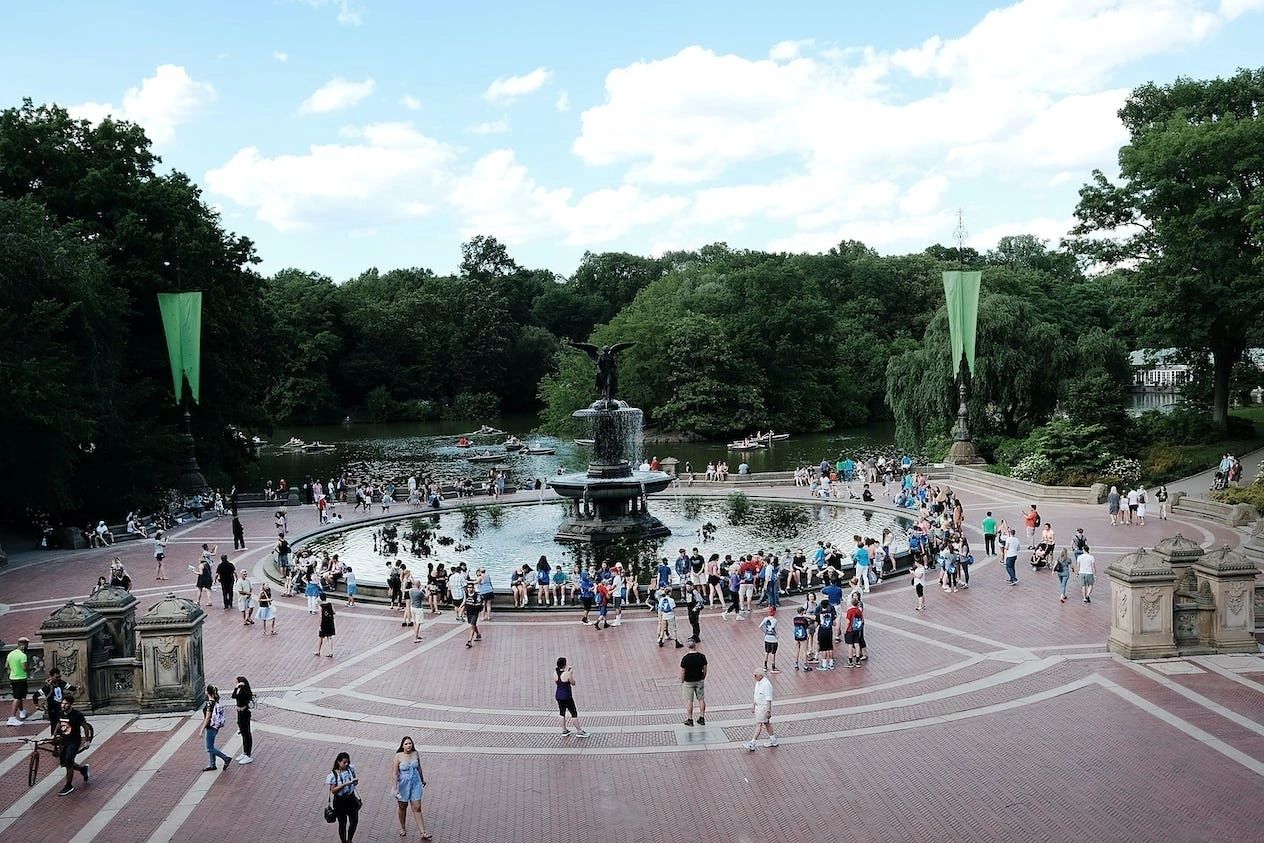 Brunnen im Central Park, ein Drehort der Gossip Girl Tours in NYC
